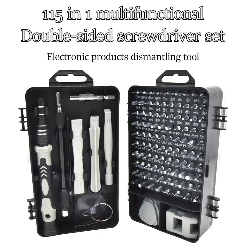 115 in 1  Electronics Screwdriver Set Precision Screwdriver Tools Nut Driver Laptop Repair Professional Magnetic Repair Tools