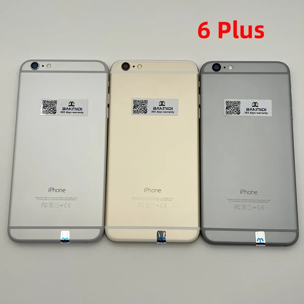 هاتف Apple iPhone 6 Plus 6P المحمول مقاس 5.5 بوصة 16/64/128 جيجابايت ROM ثنائي النواة IOS كاميرا 8 ميجابكسل 3G 4G LTE بصمة أصلية غير مقفلة