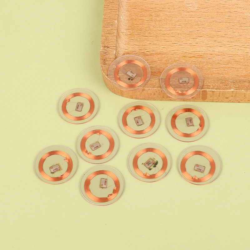 GEN2 CUID Android-app MCT Wijzig blok 0 Verwisselbare UID Herschrijfbare 25 mm koperen spoel Transparante muntkaart NFC 13,56 MHZ 1K S50