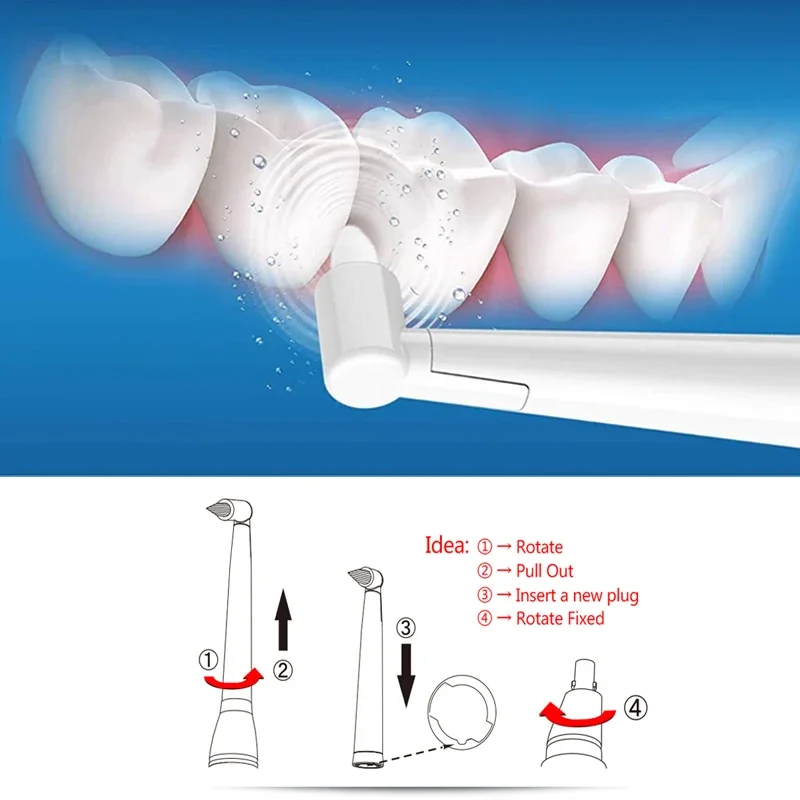 Seago Sonic Electric Toothbrush Heads Replacement 8 Heads Sets For SG-507B/908/909/917/610/659/719/910/575/551/E9