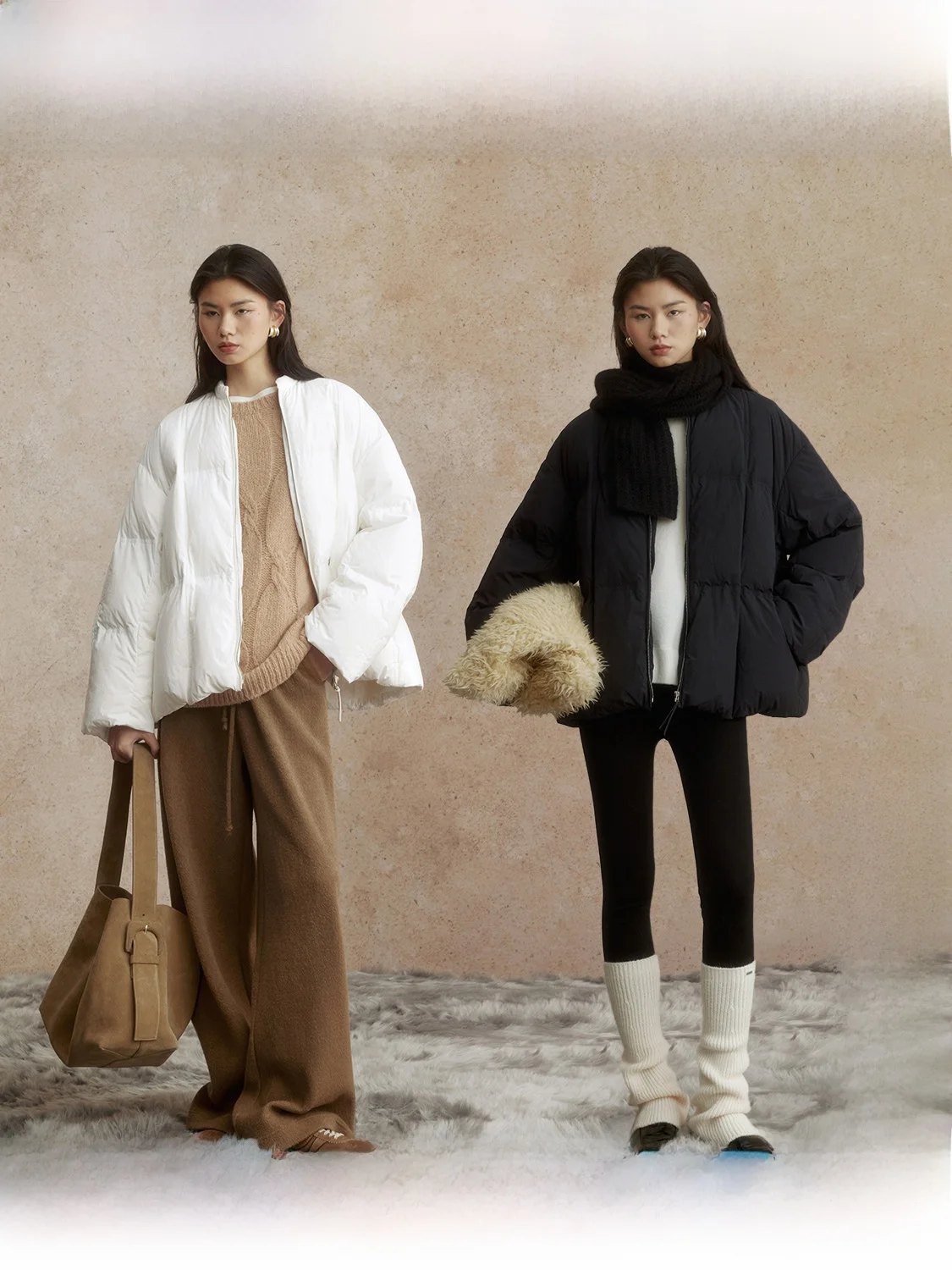 

Женская зимняя куртка ZhiZhi из гусиного пуха с воротником-стойкой, универсальная, для повседневной носки, 90% пухового наполнителя