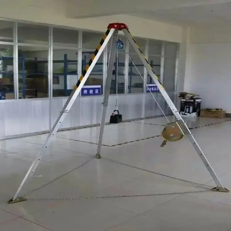 Limited Space Disaster Relief Support Portable Fire Rescue Support Deep Well Wellhead Emergency Tripod