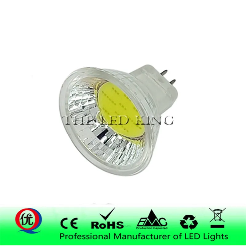 Super bright MR11 COB 6W 9W 12W LED bulb GU4 5730 12V, warm white / 4000K / cold white LED bulb factory wholesale price!