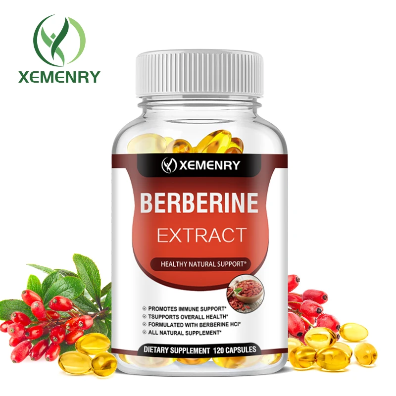 Berberine Hydrochloride - Support Glucose Balance, Liver Health, Digestion, Non-GMO, Gluten-Free