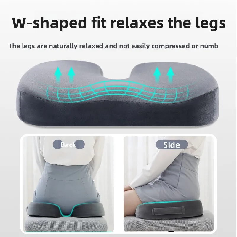 

Breathable Integrated Seat and Back Cushion Non Slip Pad for Office Chair Car Student Long Sitting