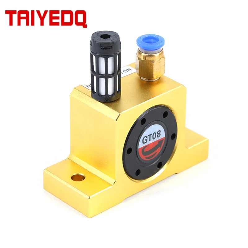 GT4 6 8 10 Pneumatic Small Vibrator Industrial Vibrator Silo Wall Feeding Vibration Turbine Strong Oscillator