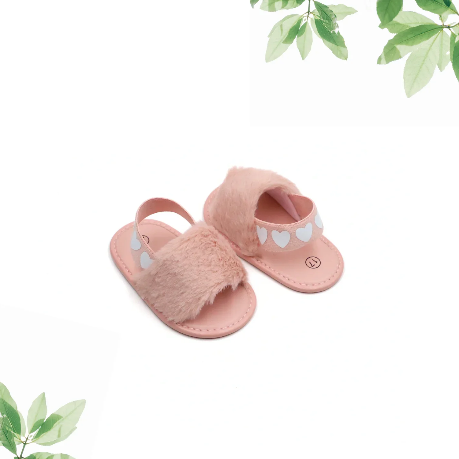 ベビーサンダル、ベビーシューズ、0-6-12-18ヶ月、通気性、滑り止め、ゴムバンド、女の子用サンダル