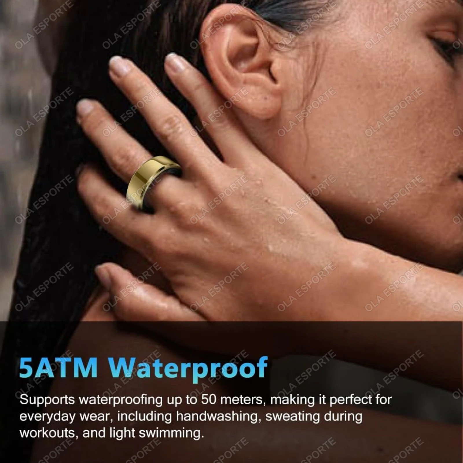 2025 New Smart Ring Heart Rate Blood Oxygen Sleep Monitor Rings GPS Motion Multi Sport Modes IP68 Waterproof Smartring Men Women