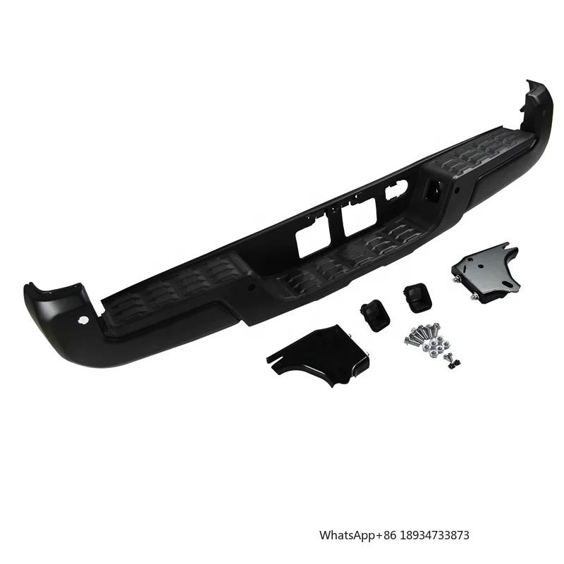 Rear Black Step Bumper Assembly for  Toyota Tacoma 2016 2017 2018 2019 2020