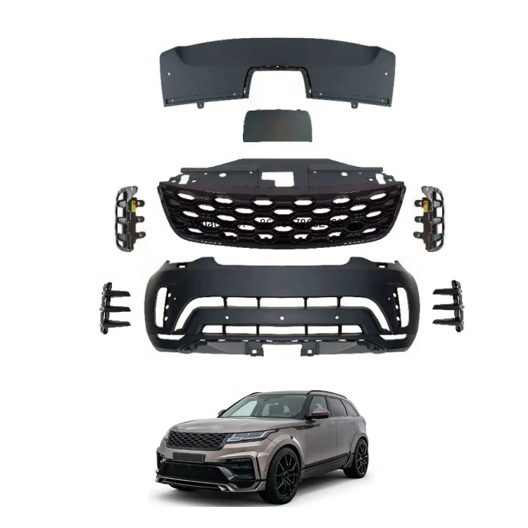 

Auto Parts L462 2017- 2019 Upgrade 2020 Style Front Bumper Fog Lamps Grille Body Kits Body Kit for Discovery 5