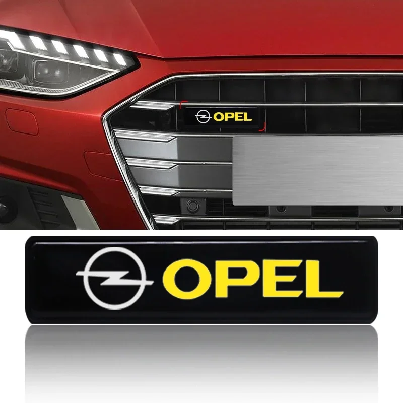 

Automobile front net LED luminous logo, decorative logo For Opel Astra j g Insignia Corsa d Vectra c Zafira a Auto Gadgets