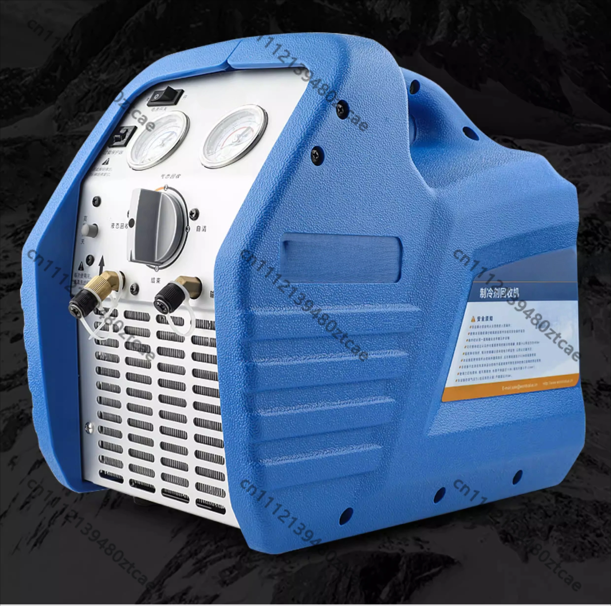 24L/24C/12L Refrigerant Recovery Machine Dual-Cylinder Refrigerant Extractor Freon Recovery Unit for HVAC AC Maintenance