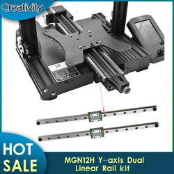 Kit de guía lineal Dual de eje Y Ender 3/V2/Pro, actualización MGN12H, carril lineal de 300MM para piezas de impresora 3D Ender 3 Ender 3 V2 Ender 3 Pro