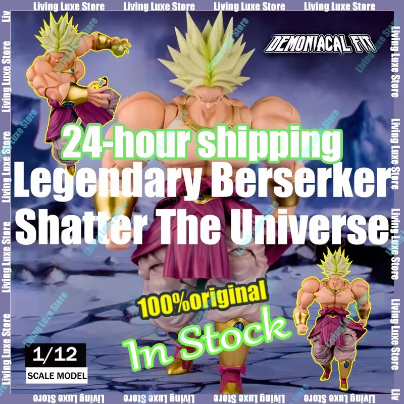 Nueva figura Demoniacal Fit Broly legendaria Berserker Shatter The Universe Dragon Ball Broly figura de acción estatua de PVC Dbz juguete para regalo