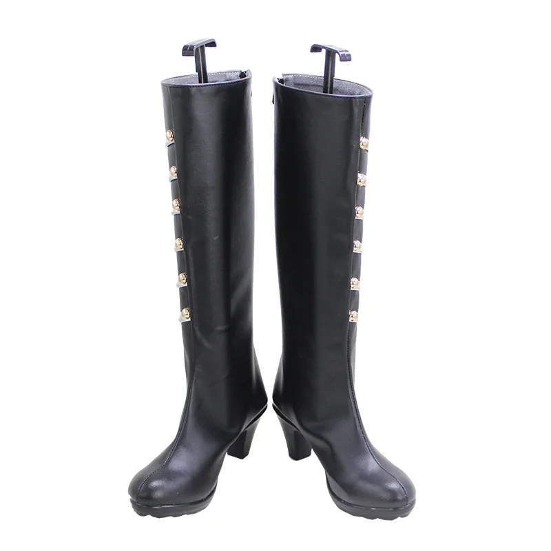 Scarpe cosplay Lelouch del 10° anniversario Scarpe in pelle PU Stivali di carnevale di Halloween Puntelli cosplay realizzati su misura
