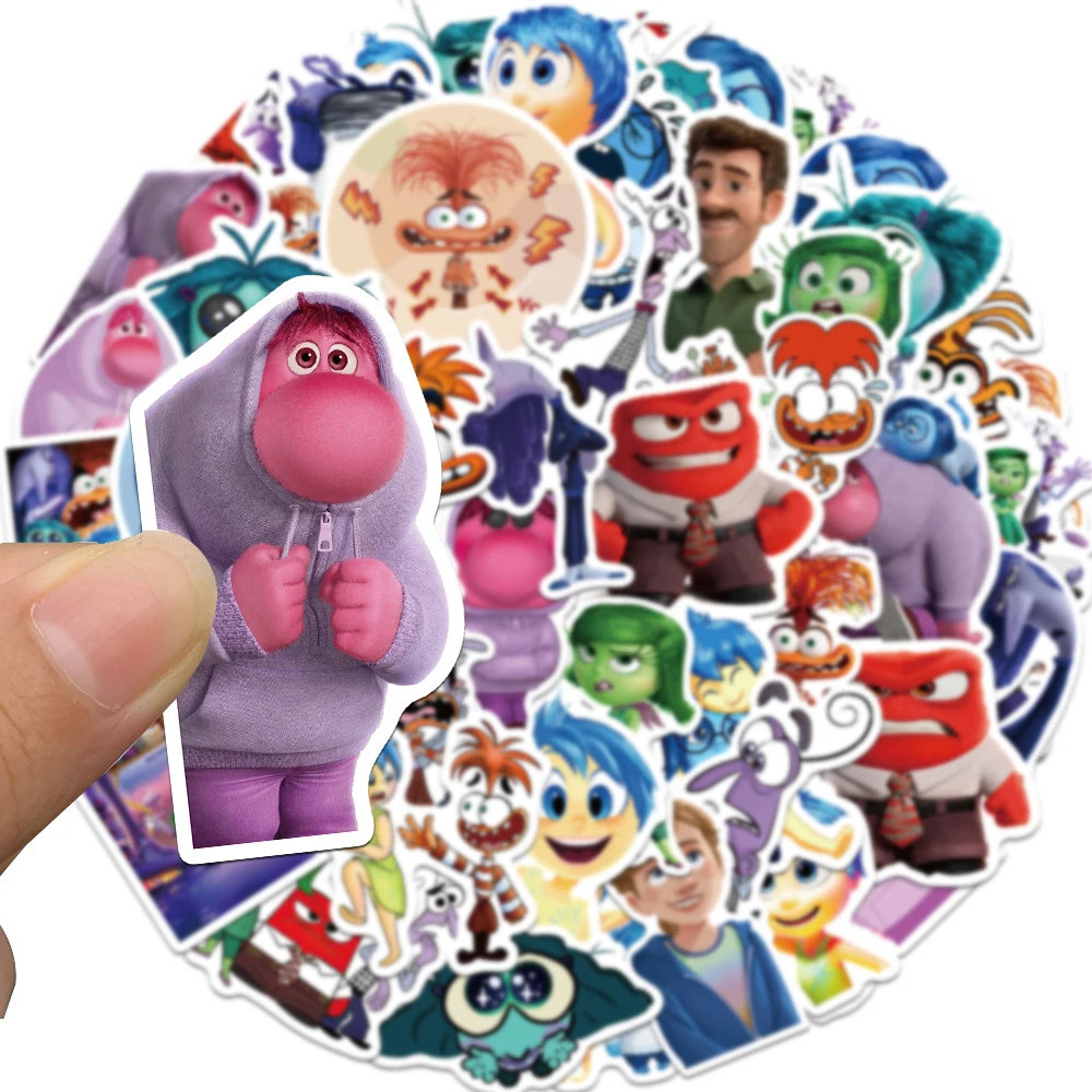 10/30/50pcs Disney Cartoon Movie Inside Out Stickers voor Kinderen Speelgoed DIY Laptop Notebook Telefoon auto Koffer Waterdichte Sticker