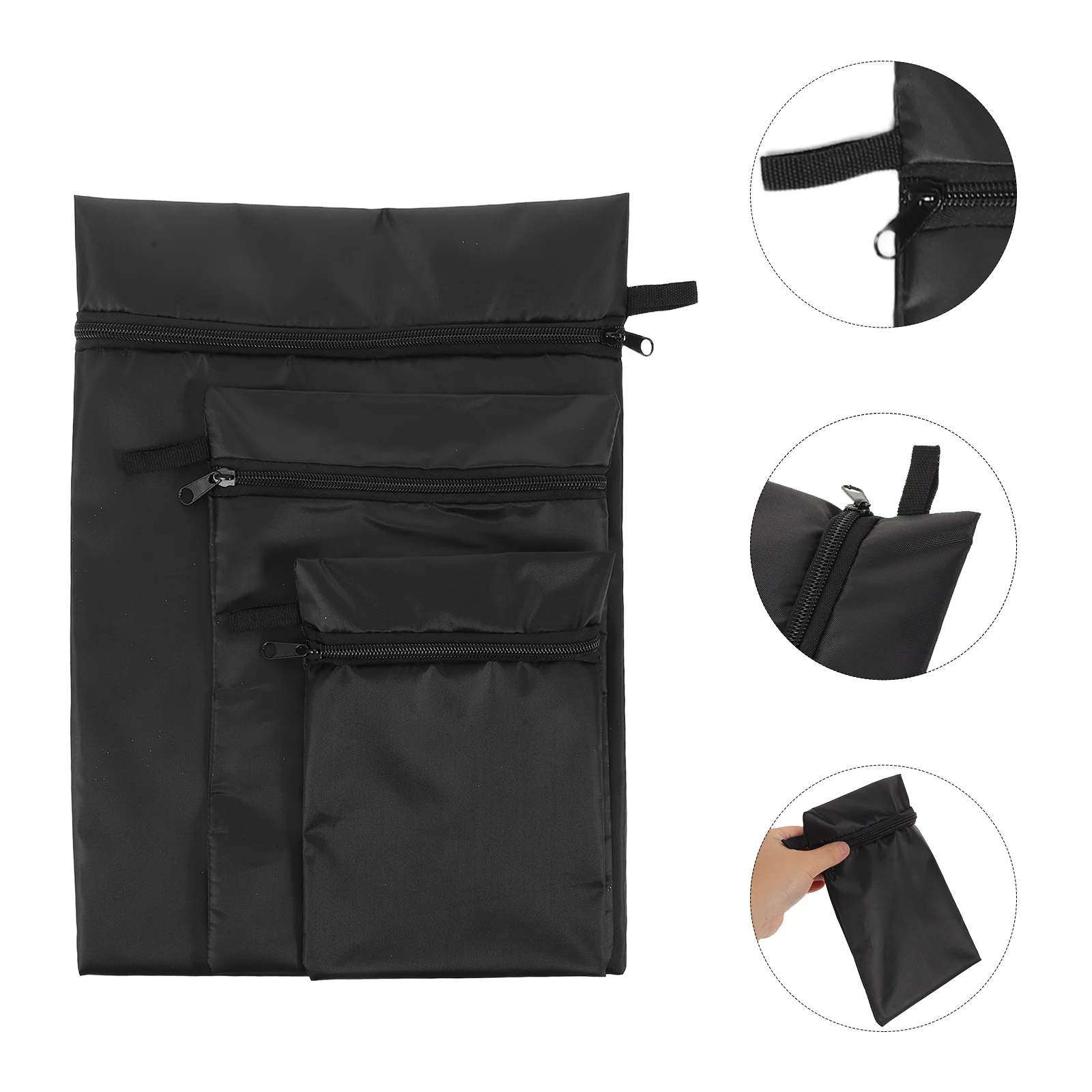 3 個防水ベビーおむつバッグオックスフォード布収納オーガナイザー旅行ウェットドライポーチベビーカーバッグ再利用可能なおむつオーガナイザーおむつ