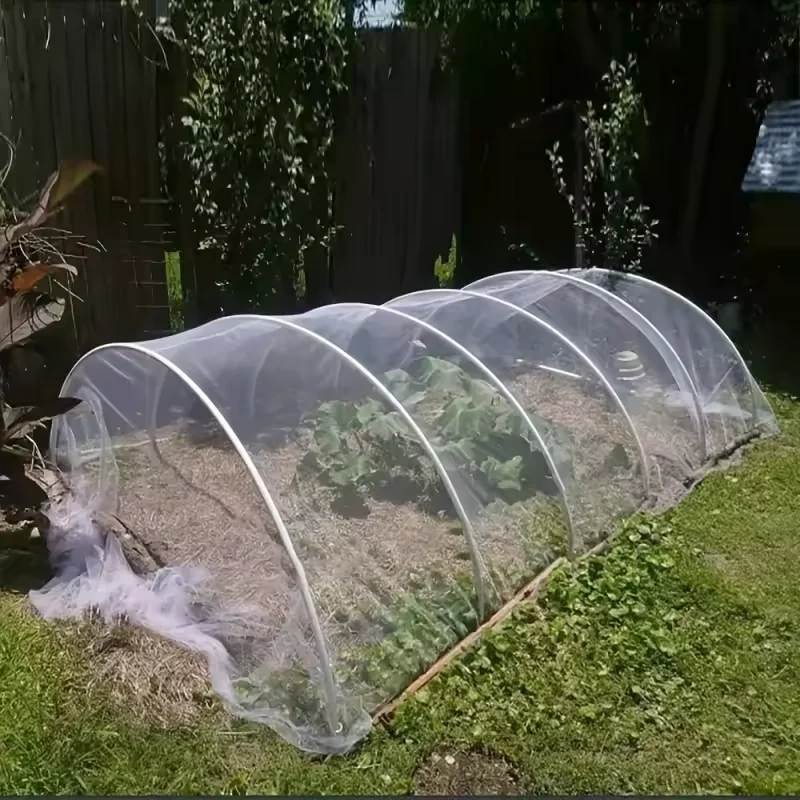 1 pack, insect proof net HDPE 60 mesh transparent mesh barrier ultra-fine plant fruit tree net vegetable blueberry, row cover
