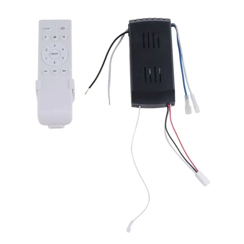 Universal Ceiling Fan Remote Control Kit 50W 6-Speed Timing Function For DC Ceiling Fan Light