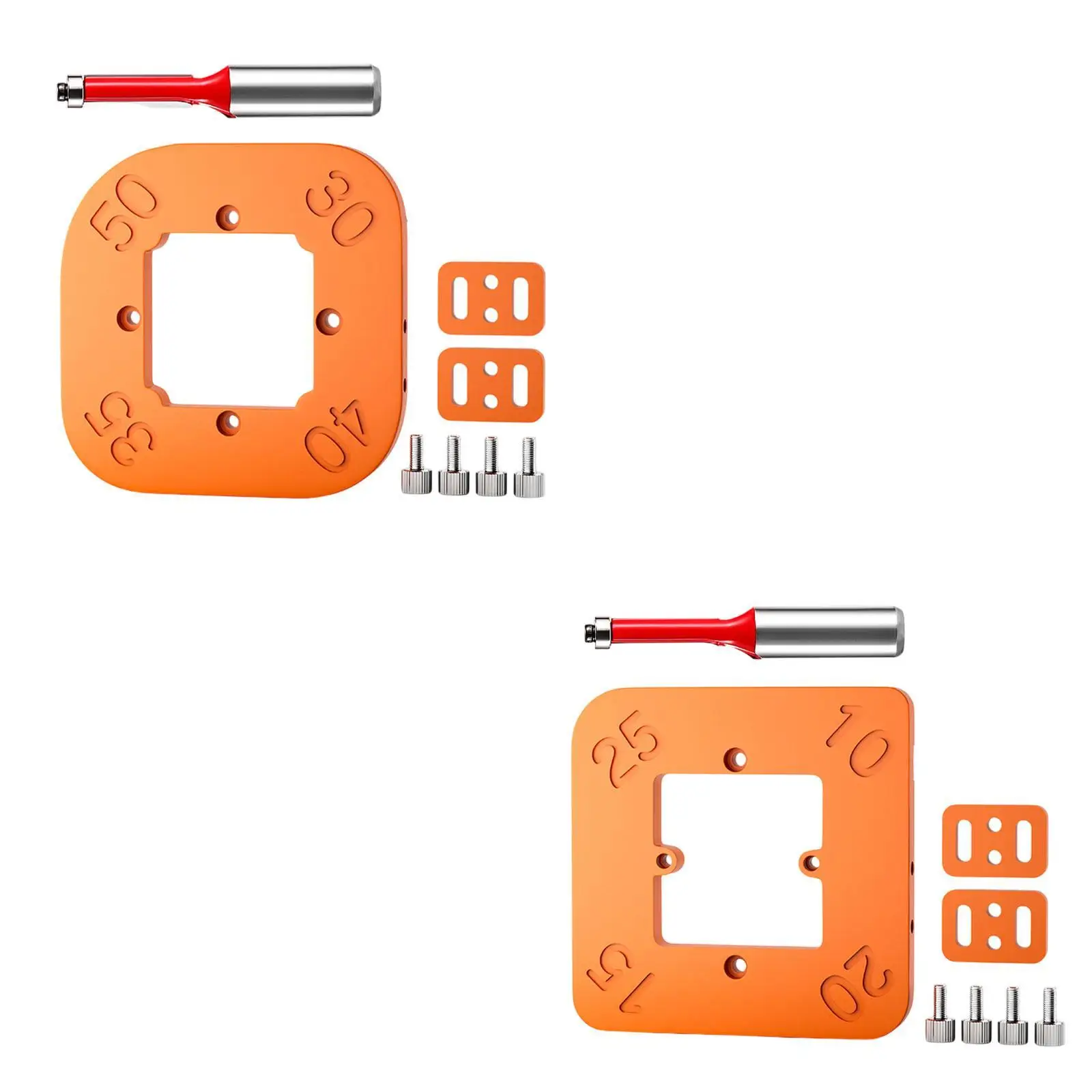 Radius Corner Jig Woodworking Tool Trimming Tool Professional Corner Positioning Template Compact Easy to Use 4 Sizes