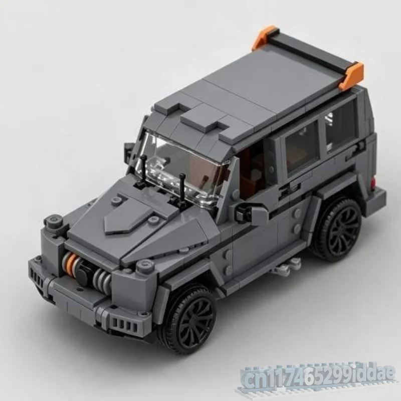 533PCS High-End Classic Off-Road Cruiser SUV MOC Building Bricks Model DIY Assembly Urban Luxury Transport Vehicle Display Gift