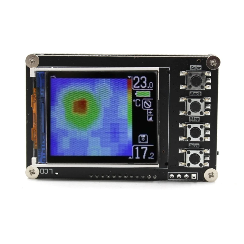 Infrared Thermal Imager AMG8833 Thermal Imaging Camera Temperature Sensors 1.6 Inch TFT Display Screen 10Hz Data Refresh Rate