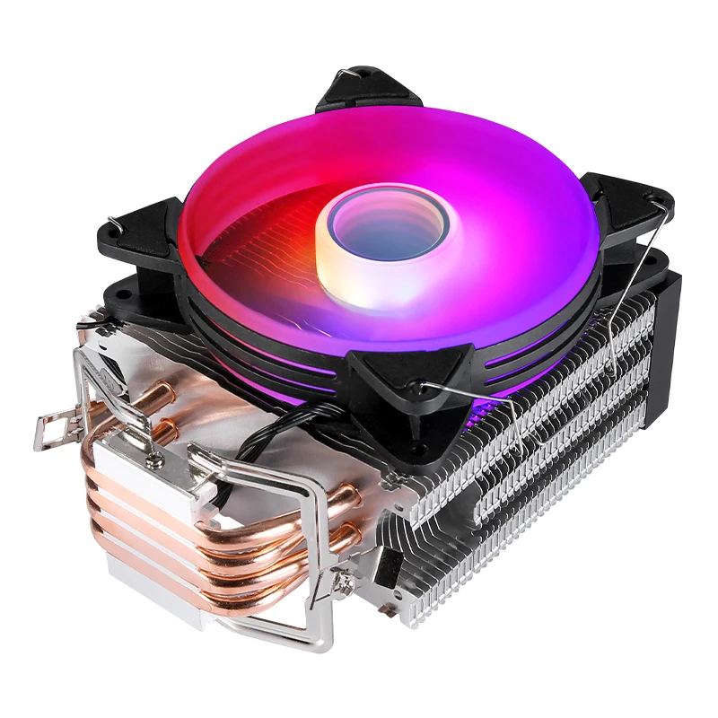 QiuzAim x99 Processor Cooler 4/6 Heat Pipe High Performance Cooler CPU Fan rgb 120mm install LGA2011 1200 1700 115x 1851 AM4 AM5