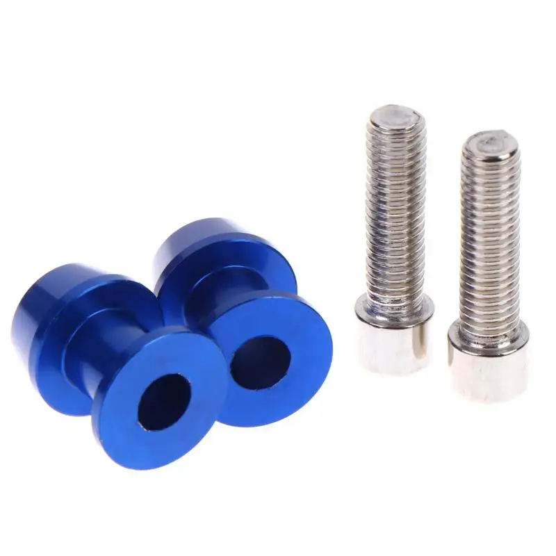 2Pcs 8/10mm Aluminum Motorcycle Stand Swingarm Spools Slider Stand Screw Swingarm Motorcycle Accessory