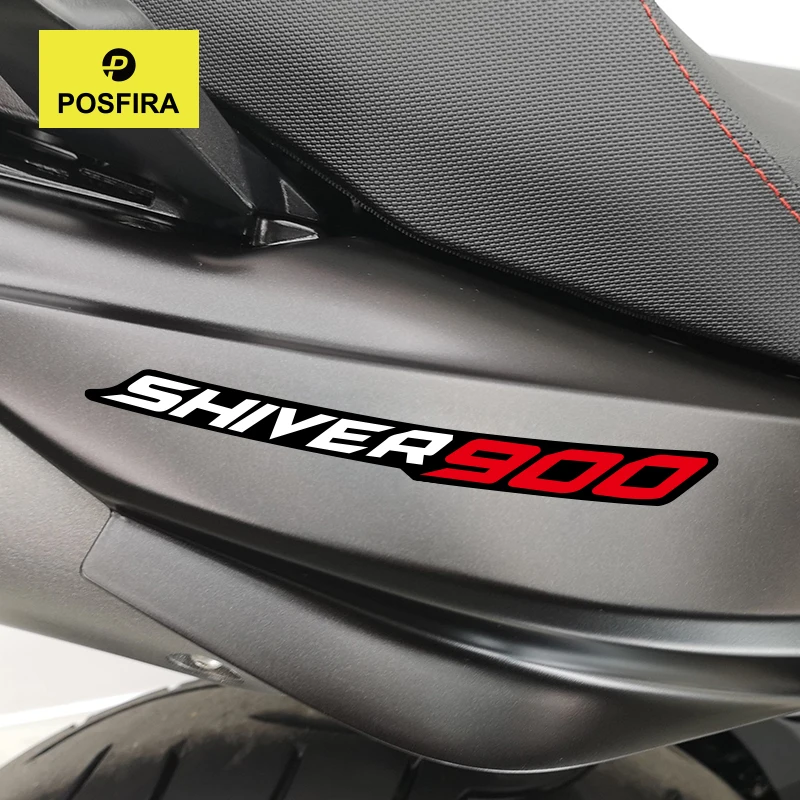 

Наклейки на задний обтекатель мотоцикла POSFIRA, виниловые наклейки для Aprilia Shiver 900 2017-2022 2021 2020 2019 2018, аксессуары для мотоциклов