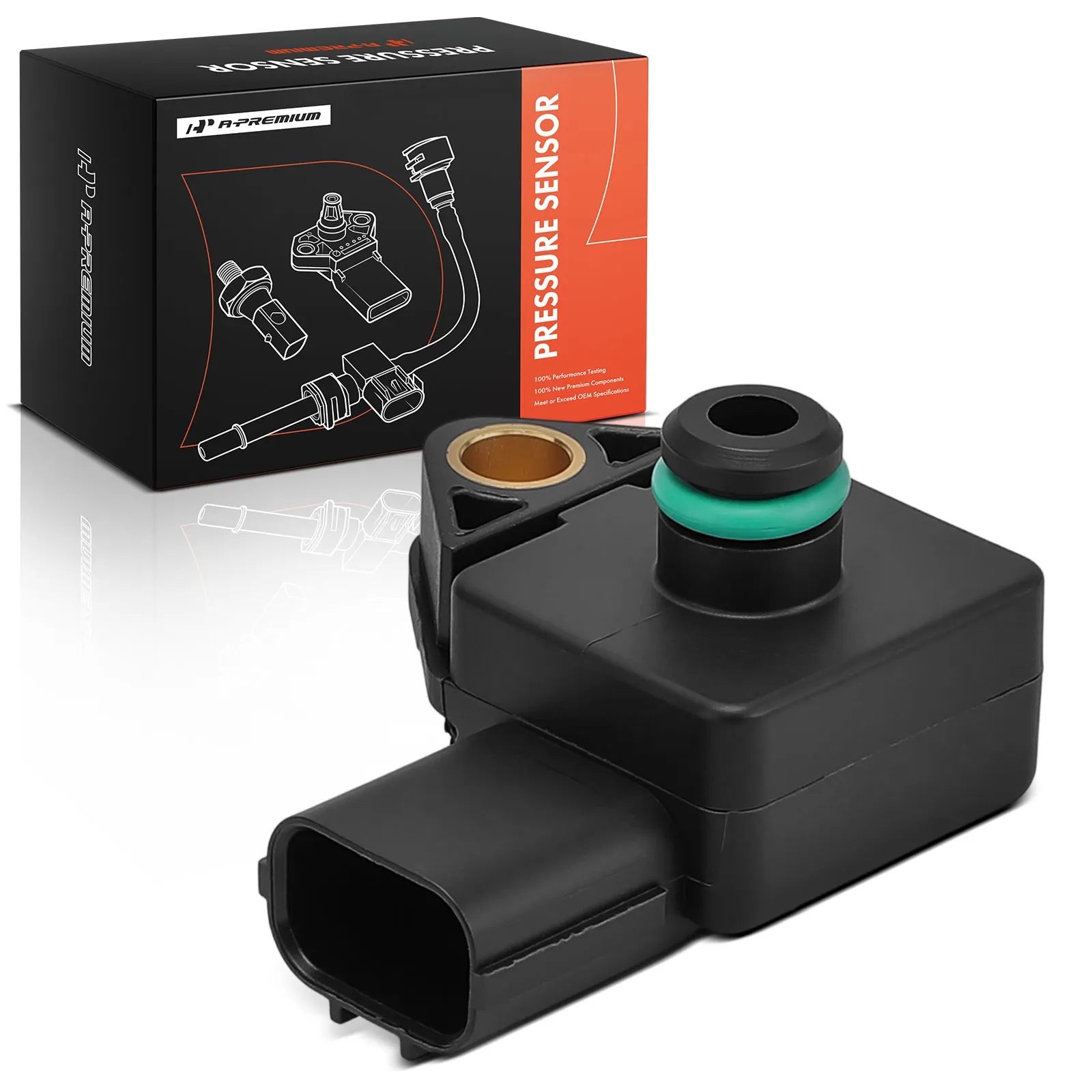 A-Premium MAP Manifold Absolute Pressure Sensor for Honda CR-V 02-04 Civic 01-05 Accord Pilot 03-04 Odyssey 01-04 Acura MDX TSX