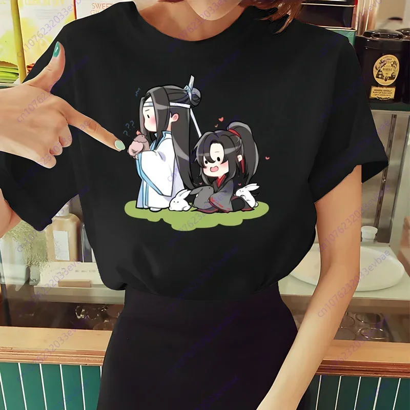 Mo Dao Zu Shi The Untamed Lan WangJi Wei Wu Xian T Shirts Summer Tops Summer Tees Women Short Sleeve Casual Personaity T Shirts
