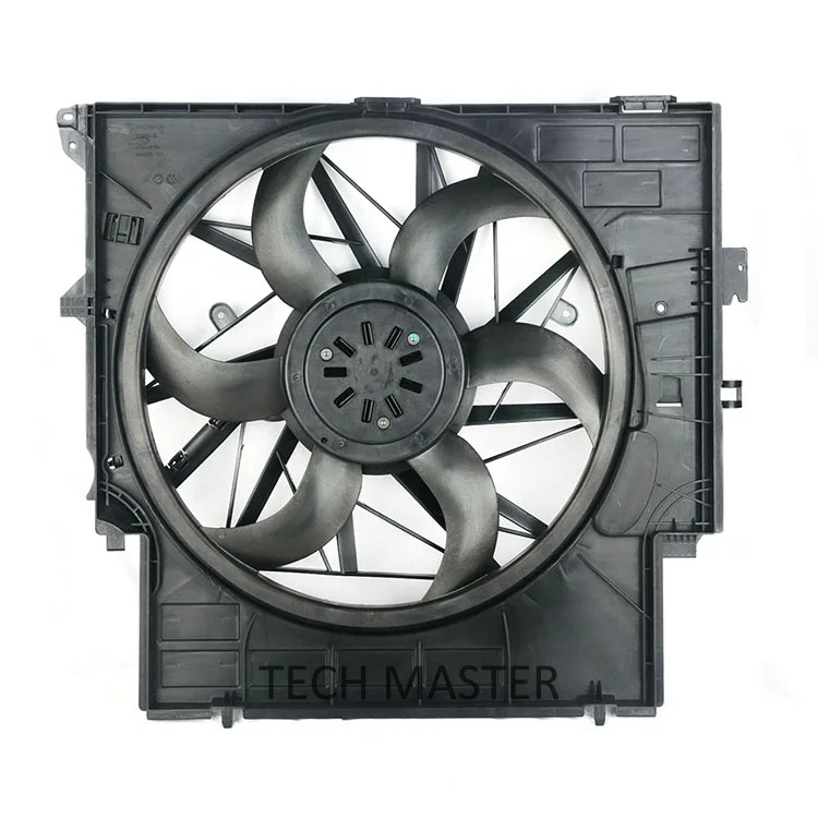 

Radiator Fan Cooling Auto Parts Reliable Engine Cooling Fan For BM-W F25 400W Radiator Fan 17427601176