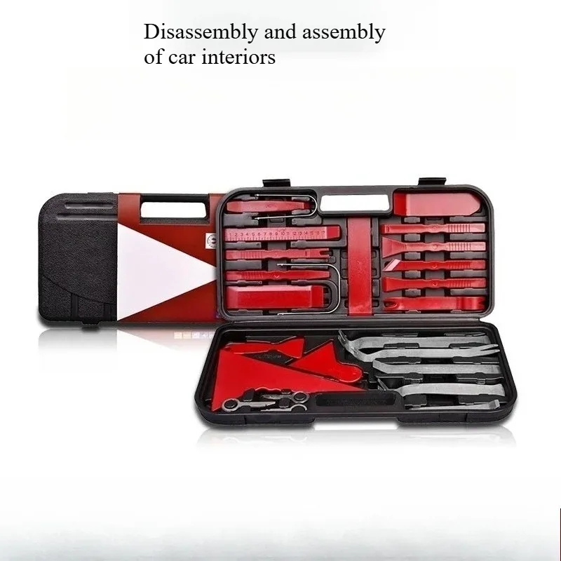 36Pcs Car Disassembly Tool Set Interior Pry Plate Scraper Kit for Stereo Instrument Film Installation and Removal