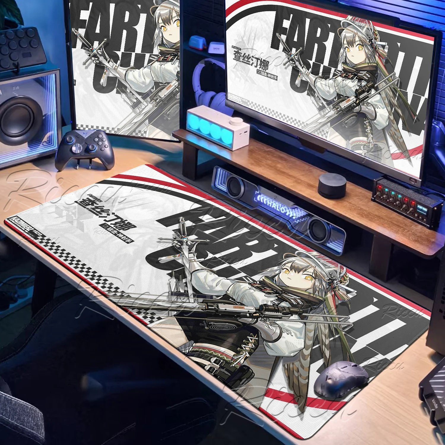 New Gaming Arknights-endfield Character Pattern Mouse Pads Anti-slip Rubber Gaming Desk Mats Large Locking Edge PC Keyboard Rugs