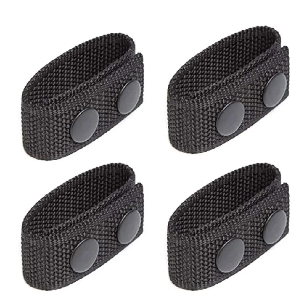 4Pcs Multipurpose Tactical Belt Buckle Heavy Duty Belt Keeper Portable Webbing Belt Equipment Accessories For Outdoor Sports