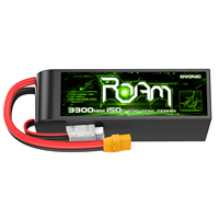 Ovonic 6S Lipo Battery 3300mAh 6S1P 150C 22.2V with XT90/XT60 Plug for 6-7inch Long Range Cinelifter Multirotor X-Class