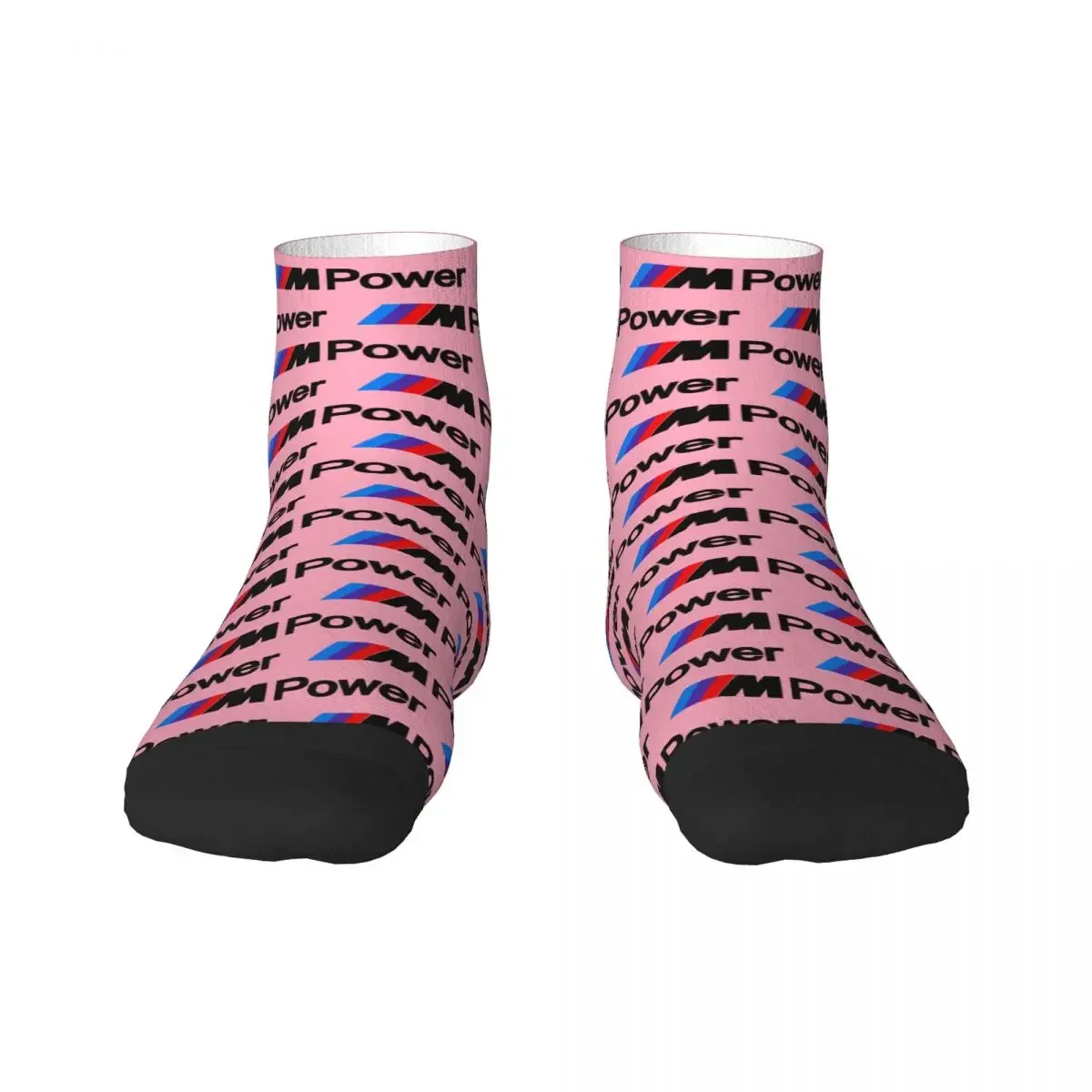 Kawaii Men's M Powers Motor Sport Car Dress Socks Unisex Breathbale Warm 3D Print Crew Socks