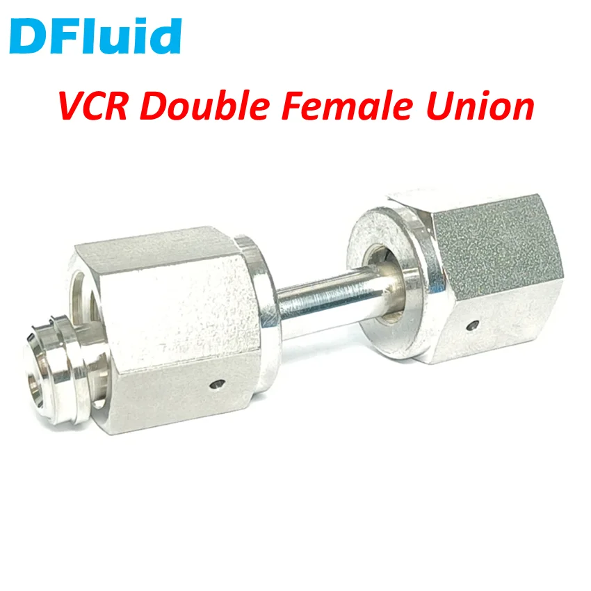 

VCR Fitting Female VCR Union Stainless Steel 316 Face Seal Fitting 1/4 3/8 1/2 3/4 inch High Purity replace Swagelok