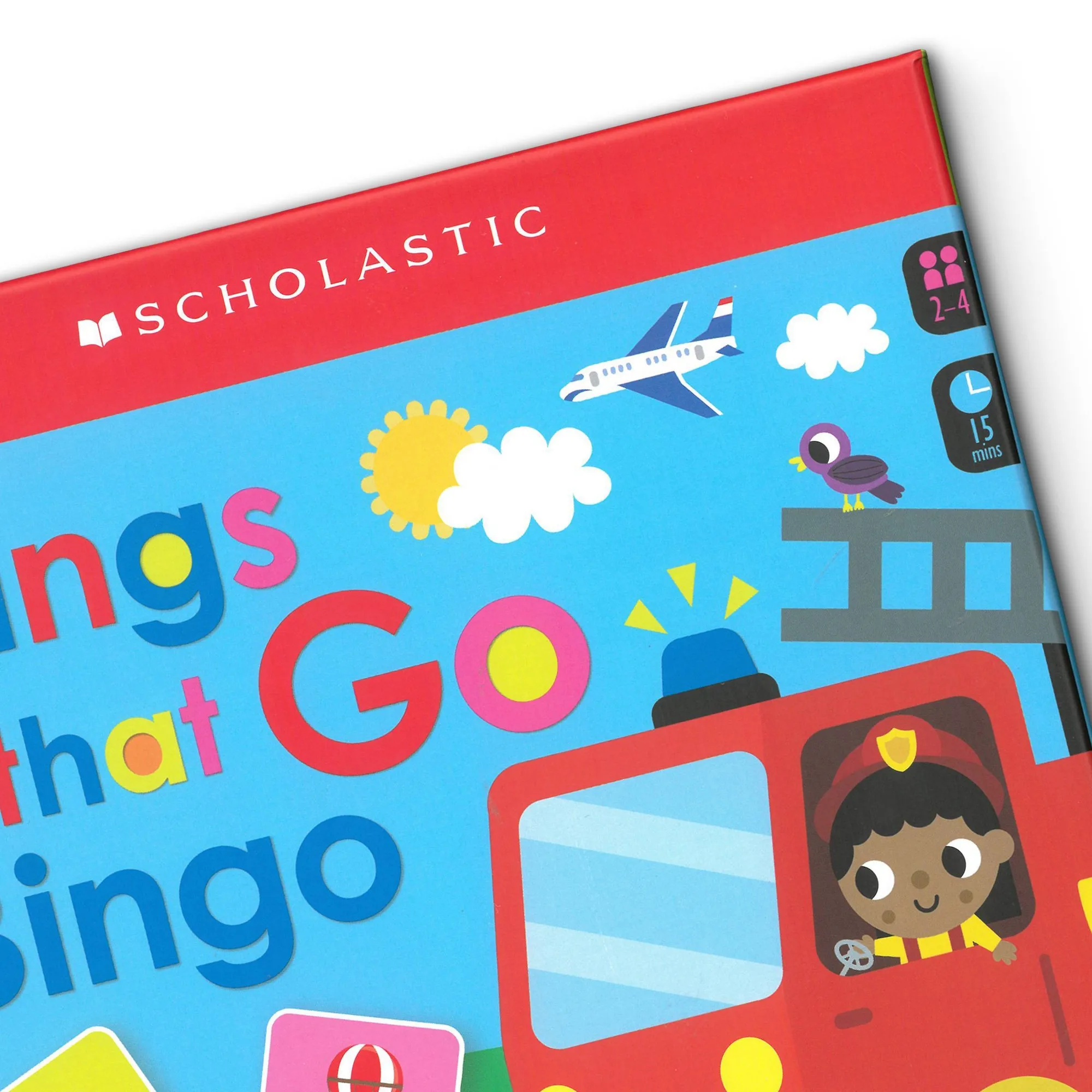 Things That Go Bingo Board Game For Kids, Vehicle Matching Learning Activity, Family Travel Play Fun