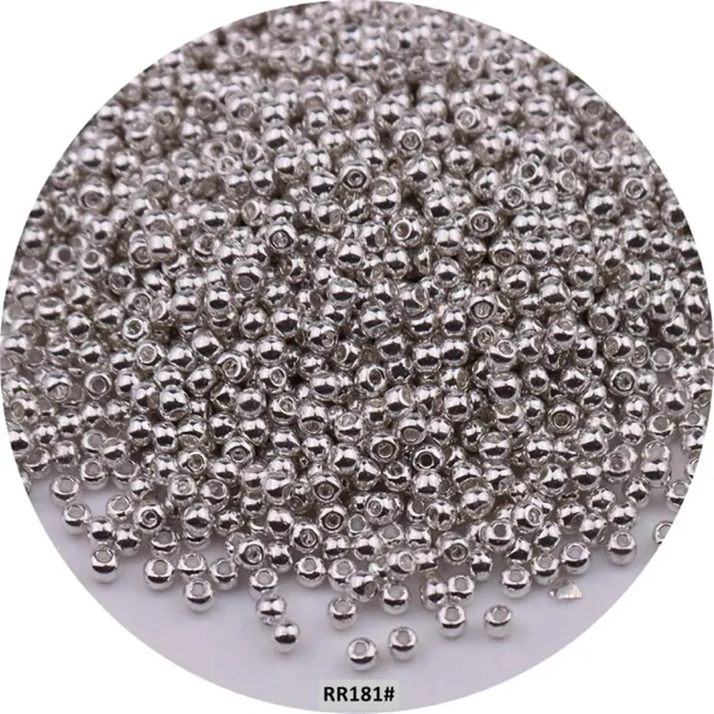 11/0 Japan Metallic Farben Glas Rocailles 2mm Uniform Bronze Überzogene Runde Spacer Glas Perlen Für DIY Charme Handwerk schmuck Machen – Detail 18