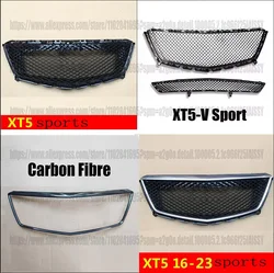 For Cadillac XT5 2016 2017 2018 2019 2020 2021 2022 2023 Front Bumper Mesh star Grill Grille trim car acesssories