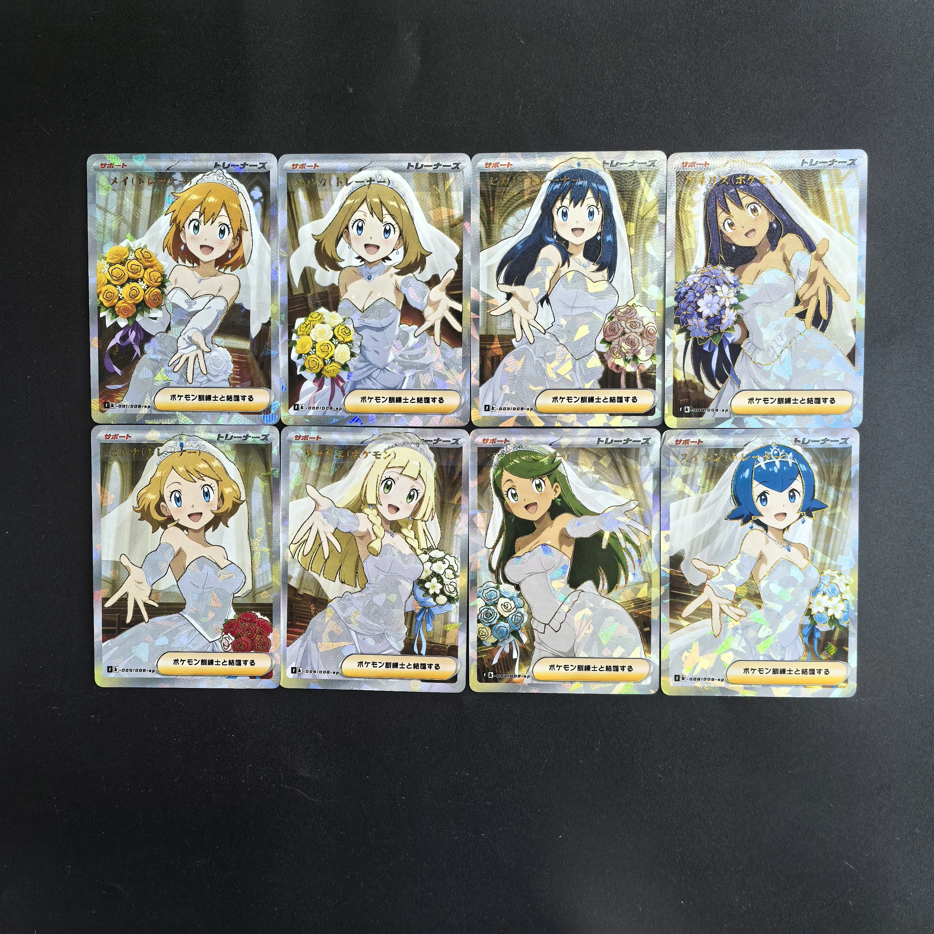 Diy 41pcs/set Pokemon Ptcg   Self-made Card Collection Glass Flash Gilded Laser Flashs Anime Toy Gift Cartoon