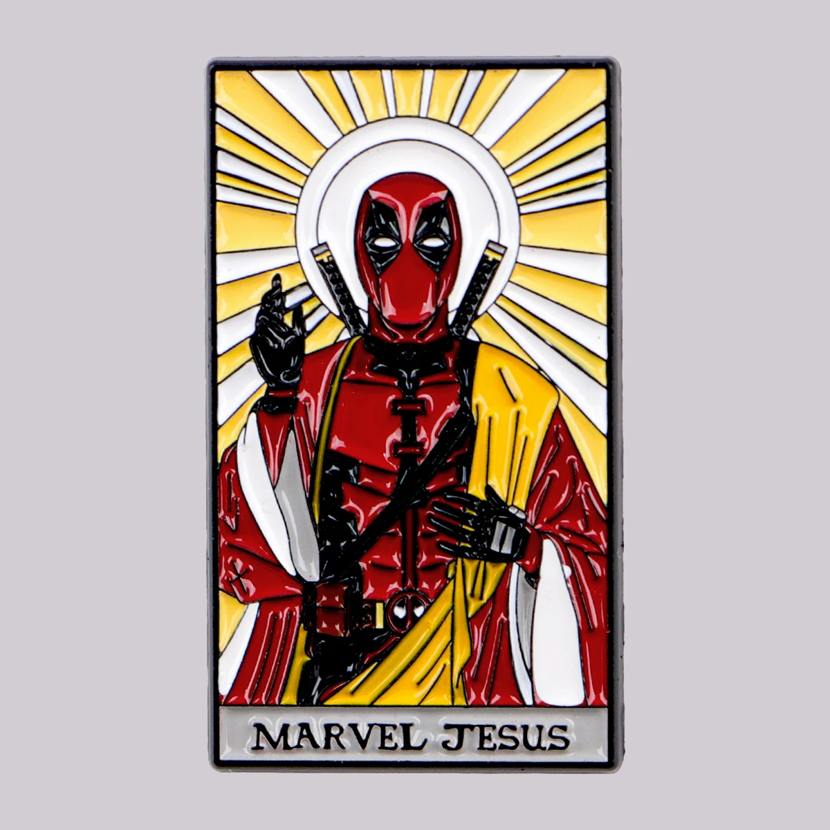 Pin esmaltado de Jesús, broche para Cosplay, alfileres de solapa, insignia en mochila, accesorios de ropa, joyería divertida, regalos para amigos