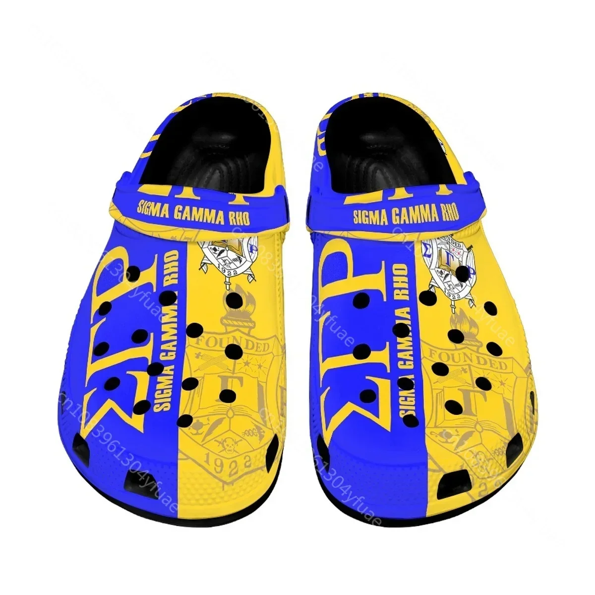 Outdoor Unisex Sandals Sigma Gamma Rho Luxury Designer Fashion Beach Slippers Anti-Slip Lightweight Garden Walking Shoes Summer