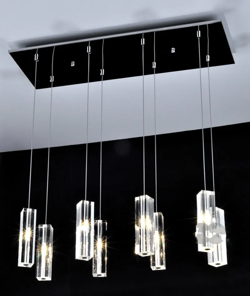 Plafonnier au design minimaliste moderne, composé de 5 ou 8 têtes, éclairage d'intérieur, luminaire décoratif de plafond, idéal pour une salle à manger ou un bar