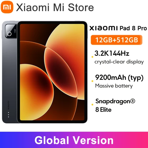 Планшет Xiaomi Pad 8 Pro, 11", 8/256ГБ, 12/512ГБ, Wi-Fi, Android