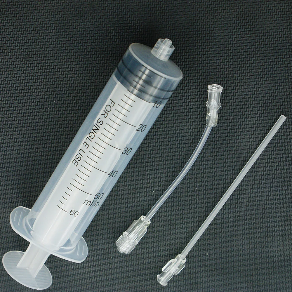 

60 мл MTB велосипед бескамерные шины масляный герметик инжектор дорожный велосипедный инструмент для заправки шин для США насадка/французская насадка инструменты для ремонта велосипеда