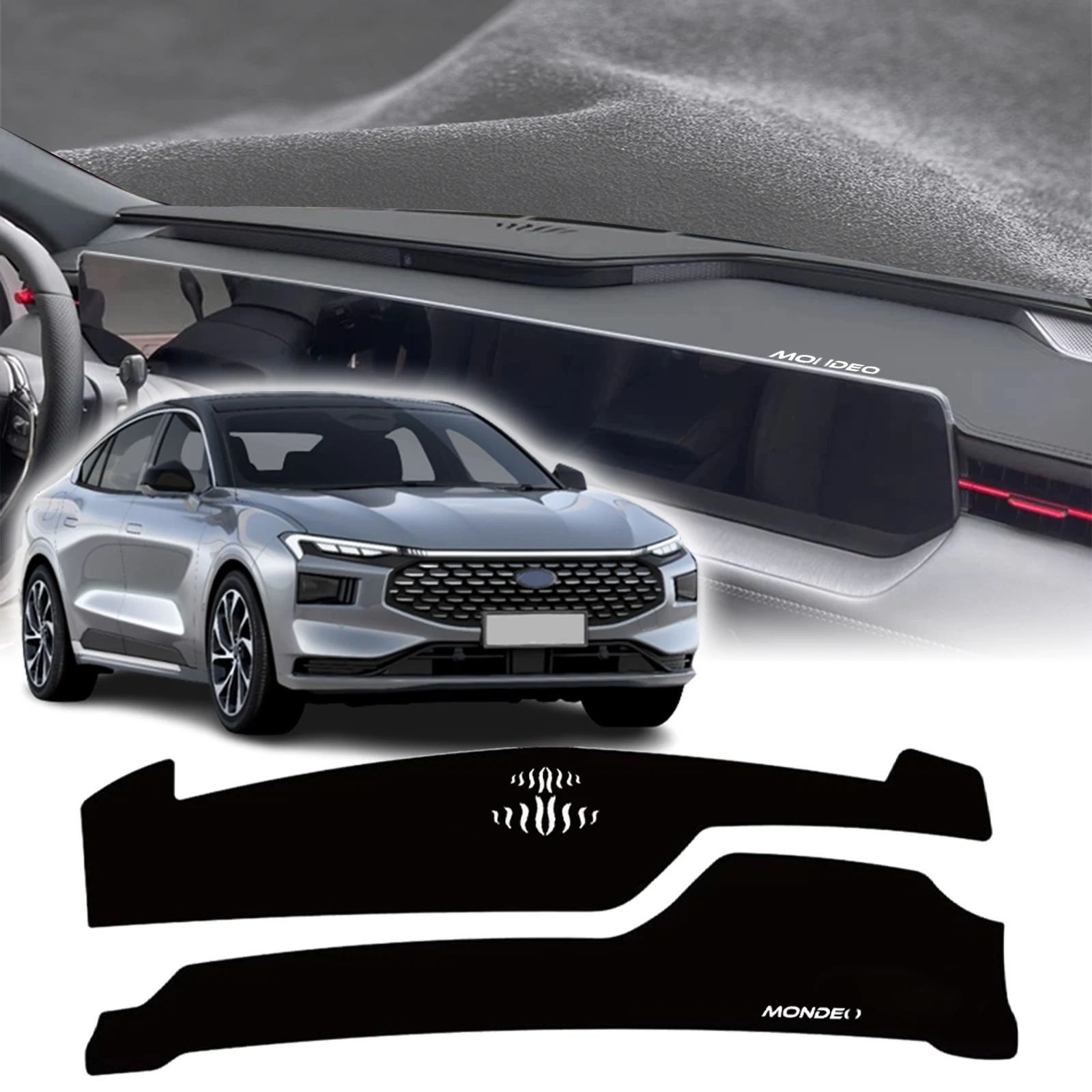 

fit for Ford Mondeo Taurus MK5 2023 2024 2025 LHD Car Dashmat DashMat Sunshade Dashboard Cover Pad Protective Carpet Accessories