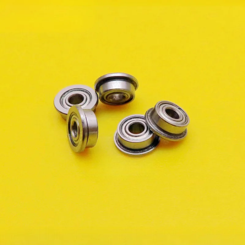 100pcs F682XZZ Flanged bearing F682X -2Z  LF-625ZZ 2.5x6x2.6mm F682XZ miniature flange ball bearings 2.5*6*2.6 mm