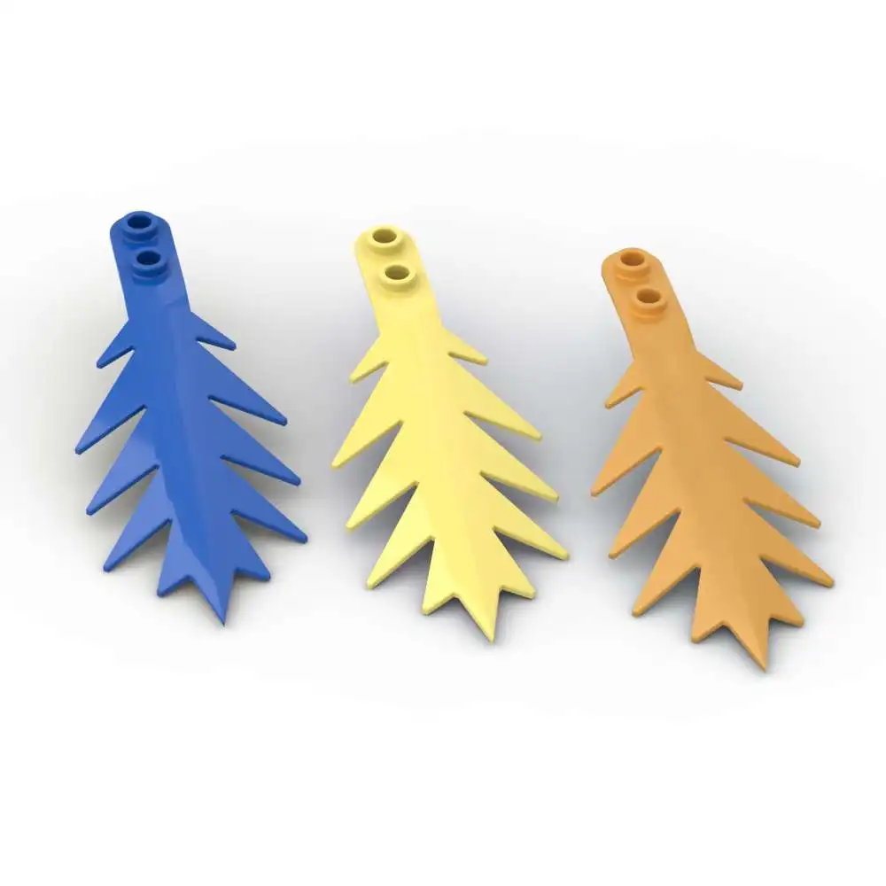 

MOC 10PCS Part Bricks 6148 Plant Tree Building Blocks Set Palm Leaf 8x3 Educational Assemble Puzzle Toys Children Birthday Gifts